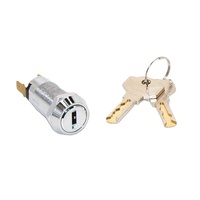 Serrure de porte de coffre électrique de sécurité personnalisée, cylindre européen, clé, code, interrupteur, en alliage de zinc, pour distributeur de pièces, pousse-pièces