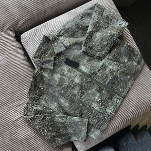 YYSY Fabricant de vêtements vintage personnalisés Manteaux de vêtements Coupe-vent <span class=keywords><strong>en</strong></span> jacquard tissé Hevay Vestes zippées pour hommes - Product Image 1