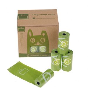 Sacs à déjections canines 100 % biodégradables personnalisés en amidon de maïs pour animaux de compagnie - Product Image 1