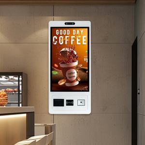 Kiosque tactile PCAP mural ou sur pied de 23,8 à 27 pouces, OEM/ODM, machine de commande automatique de café pour restaurant - Product Image 1
