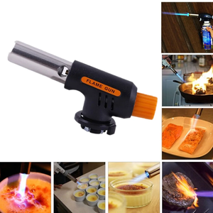 Encendido automático propano butano pistola de fuego pistola de llama quemador de mano antorcha ardiente para Hotel restaurante herramientas de cocina - Product Image 2