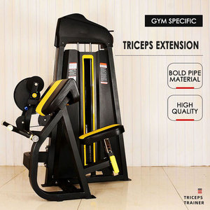 Venta al por mayor de alta calidad de la máquina de gimnasio comercial equipo de bíceps Curl/tríceps Placa de extensión cargada máquina de fuerza - Product Image 2