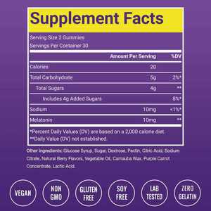 OEM/ODM Natural Sleep Cycle Support Melatonin <b>Gummy</b> <b>Candy</b> for Restful Nights-High Quality Healthcare Supplement - Product Image 4