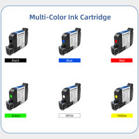 Impresora de Inyección de Tinta Portátil de 12.7mm para Fecha de Caducidad, Código QR, Lote, Bolsas de Papel, Plástico