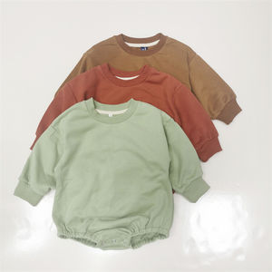 8037 Kore İndirimi Yeni Doğan Bebek Kıyafetleri Erkek Bebek Kız Bebek Giysileri Günlük Kazak Tulum Uzun Kollu Body Zıbın - Product Image 5