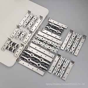 Hiện đại bền thép không gỉ cửa trượt phần cứng với các thành phần bằng gỗ cho nhà để xe và khách sạn sử dụng 2 năm bảo hành - Product Image 3