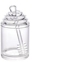 Acryl Honigspender im Orientalischen Design, Sirupspender 9 Unzen Flaschenform für Küche, Geeignet für Honig, Sirup & Zucker