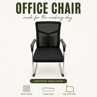 Meubles de bureau, table de poste de travail avec chaise de bureau pour les employés, pour l'espace de travail de l'entreprise