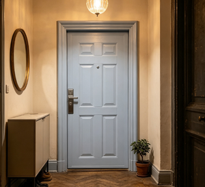 Porte de sécurité extérieure en acier inoxydable Qifan – Design durable et moderne pour les entrées résidentielles - Product Image 5