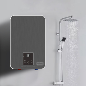 <span class=keywords><strong>Chauffe</strong></span>-<span class=keywords><strong>Eau</strong></span> Électrique Instantané Mural 220V en Plastique Modèle Mini pour Hôtel Salle de Bains Douche Maison et Garage - Product Image 2