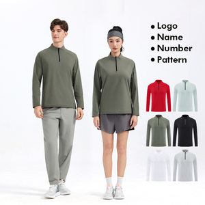 Camisa personalizada para hombre al por mayor, capa base de secado rápido, ropa para correr, camisas - Product Image 6