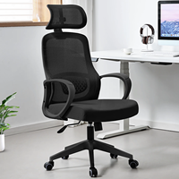 Sillas de Oficina Ergonómicas con Soporte Lumbar, Certificación BIFMA, Altura Ajustable, Malla Transpirable para Personal de Oficina
