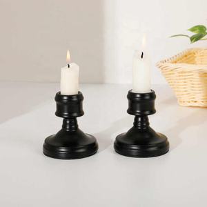 Candelabro de Hierro Forjado Europeo para Mesa de Comedor, Candelabro Pequeño para Decoración del Hogar, Portavelas de Varilla - Product Image 4