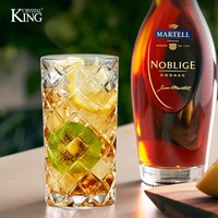 Verres à boire hauts 7366HB, sans plomb, cristal transparent, pour boissons, eau, jus, bar, cocktails, bière, verres highball, lot de 4