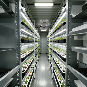 Ferme conteneurisée personnalisée de grande taille, cultivateur intelligent pour <span class=keywords><strong>hydroponie</strong></span>/aéroponie, légumes-feuilles, agriculture biologique, herbes, champignons - Product Image 5