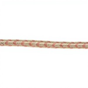 Cordón trenzado de alta calidad personalizado con pedrería y malla de punto para uso en prendas de vestir y textiles del hogar, lavable, con diseño de cordón de suelta de oro. - Product Image 3
