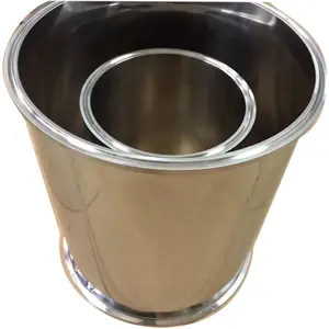 Sanitari In Acciaio Inox <span class=keywords><strong>SS</strong></span> 304 Triclamp 12x12 inch Spool con open triclamp - Product Image 1