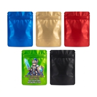 2024 nouvelle impression numérique pochette debout doux au toucher enfant preuve et odeur Ziplock emballage Mylar