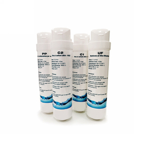Kit complet de 4 cartouches pour filtre à eau Simply Water, longueur 30 cm, largeur 26 cm, hauteur 7 cm - Product Image 1