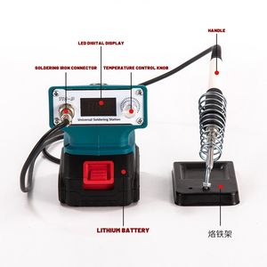 Cây Lớn Tùy Chỉnh Xách Tay Lithium Hàn Sắt Chất Lượng Cao D129 Hiển Thị Kỹ Thuật Số Bút Chì Grip 2S Heat-up Thời Gian - Product Image 6