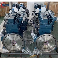Ensemble complet de moteur diesel 4 cylindres V2403 d'origine neuf pour excavateur, tracteur, pièces de révision 1J879-10700