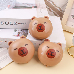Jouets à presser en TPR Capybara mignons et amusants, jouets squishy moulables à remontée lente en caoutchouc, jouets anti-stress pour enfants - Vente chaude - Product Image 3