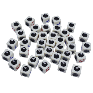 Juego de dados de juego de mesa grabado personalizado-Multi-tamaño (16mm-100mm) D6 para juegos de rol, asesinato de guiones y enseñanza en el aula - Product Image 4