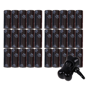 30 롤 무향 야외 애완 동물 쓰레기 봉투 세트 플라스틱 개 똥 캐리어 홀더 디스펜서 선택 도구 애완 동물 액세서리 - Product Image 1