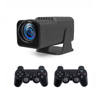 Projecteur de jeux Yinzam HY320, projecteur Full HD HY 320 1080p, projecteurs de plafond rotatifs à 180° avec plus de 10 000 jeux