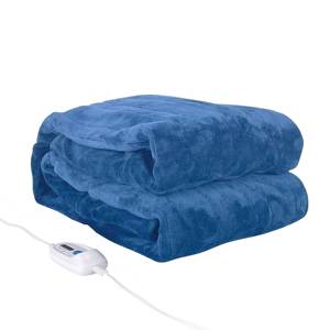<span class=keywords><strong>Couverture</strong></span> électrique en vente, taille double pour lit, douce et moelleuse, lavable, avec 4 niveaux de chaleur - Product Image 1