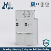Système d'unité de distribution annulaire (RMU) SF6 sans entretien RM6-12 12kV 630A, système de distribution d'énergie, système de panneaux d'armoires sous pression IP4X