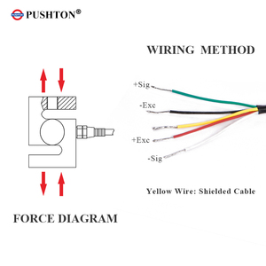 Sensor de Célula de Carga Tipo S PSD-S1, Capacidade de Carga de 100kg a 1000kg, Estilo de Tensão e Compressão para Medições de Força - Product Image 4
