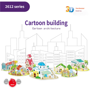 Rompecabezas 3D de casa, modelo de ensamblaje, juguete educativo para niños, regalo creativo y juguete de educación temprana - Product Image 2