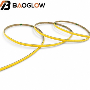 Bande LED COB en cuivre à deux fils OEM ODM Bhj-Cob-600d 35/35, 12V/24V, 14W/m, PCB 5mm, 2700K-6500K, CRI élevé, pour éclairage décoratif et rétroéclairage TV - Product Image 1