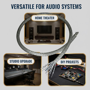 Cavo per Altoparlanti HiFi YIVO Placcato Argento, Filo Audio ad Alta Purezza per Sistemi Stereo Home Theater e Impianti Audio Professionali - Product Image 3