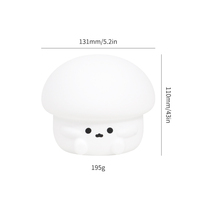 Lampe à Claquer Cartoon Intelligente à Trois Vitesses, Veilleuses Mignonnes en Silicone en Forme d'Animaux pour Chambre d'Enfant, Ambiance Sommeil, Lumières de Noël à Claquer