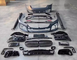 Para <span class=keywords><strong>BMW</strong></span> Serie 3 F30 F35 2012-<span class=keywords><strong>2018</strong></span> actualización al kit de carrocería estilo M3C incluye conjunto de parachoques delantero con rejilla - Product Image 6