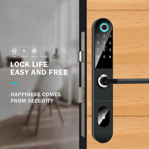 यूरोपीय मानक मोर्टिज़ ऐप इलेक्ट्रॉनिक ग्लास एल्यूमीनियम डोर स्मार्ट लॉक - Product Image 6