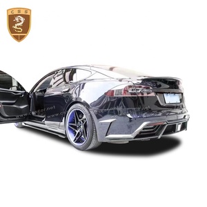 Chaude carbone et fibre de verre voiture accessoires produits pour <span class=keywords><strong>tesla</strong></span> model s larte kit <span class=keywords><strong>carrosserie</strong></span> en carbone pièces d'auto - Product Image 3