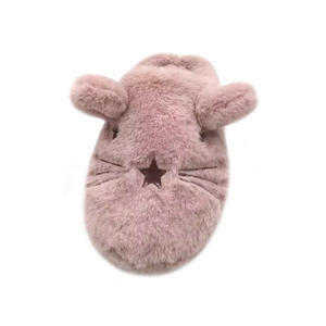 Kadınlar için sevimli tavşan hayvan terlikleri kış sıcak bellek köpük minderli astarı ev terlik üzerinde kayma - Product Image 2