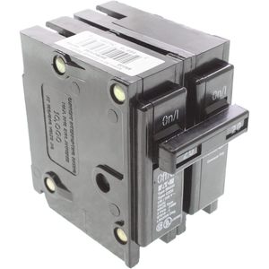 Interruptor de Circuito Eaton BR220, 20 Amperios, 2 Polos, 120-240 Voltios, Disparo Común, Tipo HACR, Montaje Enchufable - Product Image 2