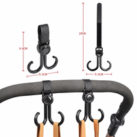 Sac de poussette en cuir PU, chariot de courses pliable d'extérieur, poussette universelle robuste avec attache
