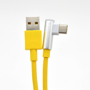 Satisfaction Qualité USB vers Type C Câble USB-c à angle droit à 90 degrés Charge rapide Câble Usb Câble de charge de type C - Product Image 1
