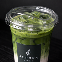 Gobelets en plastique jetables transparents en PET en forme de U avec couvercles à bec verseur, personnalisables avec logo, pour matcha, latte, café glacé, vente en gros pour les cafés