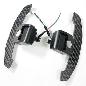 Palette de changement de vitesse magnétique en fibre de carbone pour <span class=keywords><strong>AUDI</strong></span> A <span class=keywords><strong>Q</strong></span> S <span class=keywords><strong>RS</strong></span> série A4 /<span class=keywords><strong>5</strong></span> Q3/<span class=keywords><strong>5</strong></span> RS4/<span class=keywords><strong>5</strong></span> SQ7/8 Palettes de changement de vitesse étendues de remplacement - Product Image 2