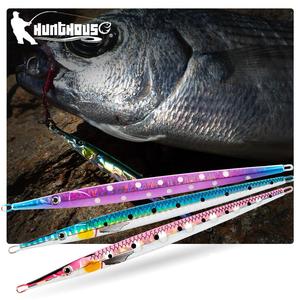 Hunthouse Saltwater Needle <strong>Jig</strong> 36g/56g Long Slim Vertical Slow Jigging Luminous 3D Fishing Metal <strong>Jig</strong> Tuna Lure - Product Image 1