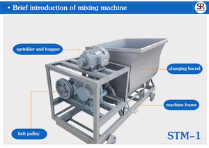 Mélangeur de champignons de petite taille 100/150 kg – Machine efficace pour la préparation du substrat de culture de champignons - Product Image 5