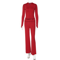 Ensemble de vêtements pour femmes avec logo personnalisé, pantalon évasé à imprimé léopard, veste à capuche courte, ensemble à capuche en deux pièces, vêtements de détente, ensembles en deux pièces pour femmes