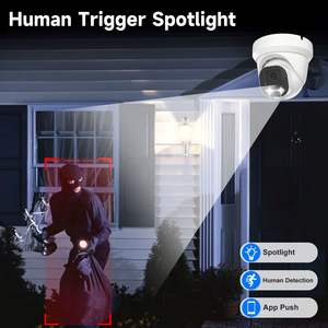 Oem 5/8mp חכם <span class=keywords><strong>cctv</strong></span> אבטחה מצלמה בלילה חזון poe pe כיפה מצלמה מובנית מיקרופון זיהוי אנושי מיקרופון אנושי גילוי מתכת מלא חיצוני - Product Image 3