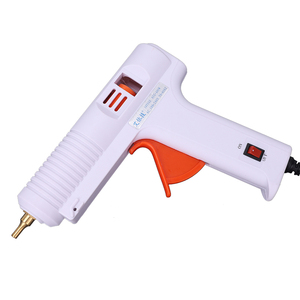 Pistolet à colle électrique 80W 150W à double température, avec buse en cuivre et corps en plastique, pour bricolage et applications à haute température - Product Image 5